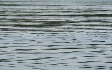 Göldeki su dokusu.