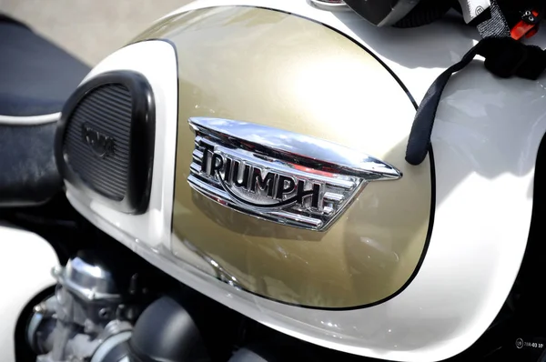 Kuala Lumpur Maleisië Maart 2018 Triumph Motorfiets Merk Logo Logo — Stockfoto