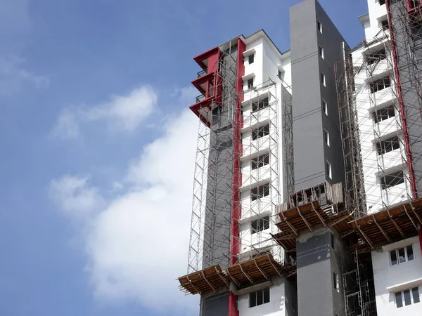 Kuala Lumpur Malaysia July 2017 Construction High Rise Apartment Building — стоковое фото