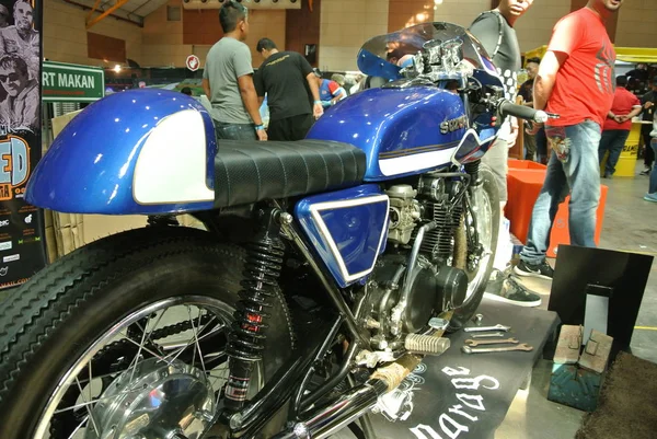 Kuala Lumpur Malezja Września 2016 Custom Motocykl Dostosować Stary Model — Zdjęcie stockowe