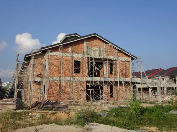 Κουάλα Λουμπούρ Μαλαισία Μαΐου 2017 Βεράντα Σπίτι Υπό Κατασκευή Στη — Φωτογραφία Αρχείου