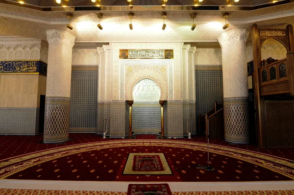 Kuala Lumpur Malaysia Janeiro 2015 Interior Mesquita Nacional Malásia Masjid — Fotografia de Stock