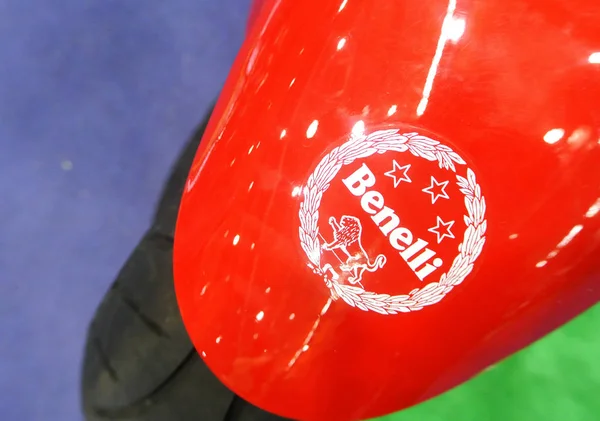 Kuala Lumpur, Malezya-31 Mart 2018: Benelli motosiklet marka ve logolar, motosiklet vücut. Benelli motosiklet aslında İtalya yapılmış ama şimdi Çin tarafından üretilen