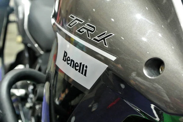 Kuala Lumpur, Malezya-31 Mart 2018: Benelli motosiklet marka ve logolar, motosiklet vücut. Benelli motosiklet aslında İtalya yapılmış ama şimdi Çin tarafından üretilen
