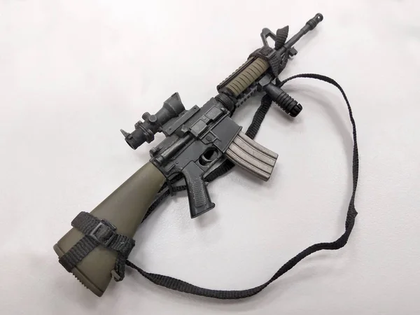 Kuala Lumpur Malezja Czerwca 2018 Plastikowy Model Pistoletu Automatycznego Militaria — Zdjęcie stockowe