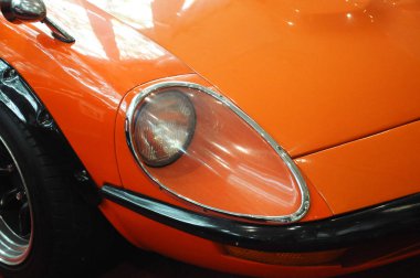 Kuala Lumpur, Malezya - 26 Temmuz 2017: Klasik araba Far ve sis lamba. De sahibi tarafından korunur. 