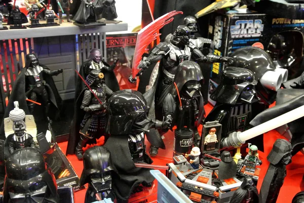 Kuala Lumpur Malasia Marzo 2018 Figuras Acción Personajes Ficticios Darth — Foto de Stock