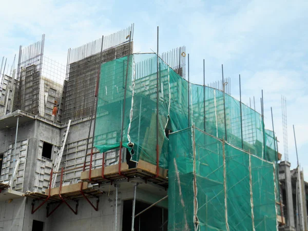 Куала Лумпур Малайзія Липня 2017 Висотних Квартир Будівництво Збірний Системи — стокове фото