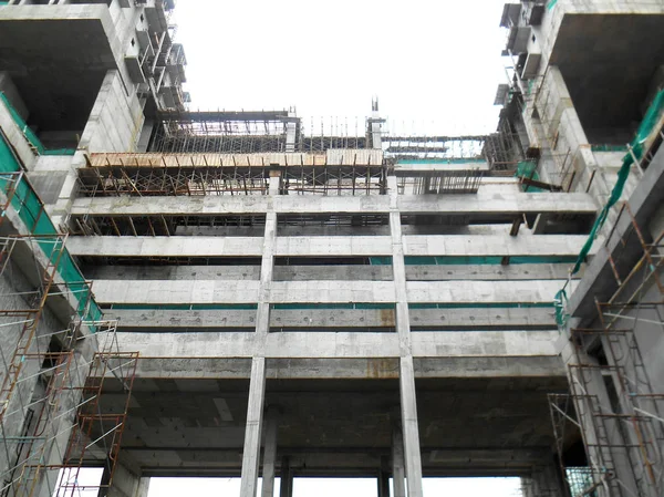 Kuala Lumpur Malaisie Juillet 2017 Construction Appartements Grande Hauteur Utilisant — Photo