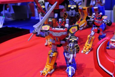 Kuala Lumpur, Malezya-Nisan 31, 2018: Amerikan çocuk TV serisi Power Ranger kurgusal karakter eylem rakam. Genel olarak toplayıcıya göre görüntüleme. 