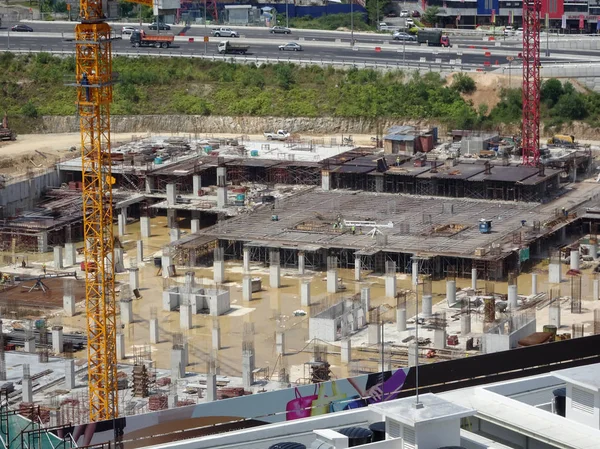 Kuala Lumpur Malaysia Agosto 2018 Immagine Aerea Del Cantiere Cui — Foto Stock