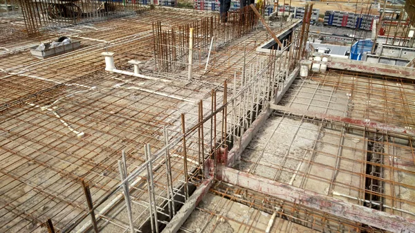 Kuala Lumpur Malaysia June 2018 Floor Slab Beam Reinforcement Bar — Stock Photo, Image