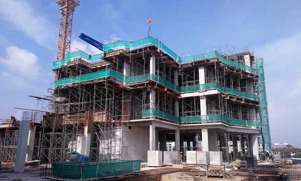 Kuala Lumpur Malaysia June 2018 Reinforcement Concrete Column Part Building — Stock Photo, Image