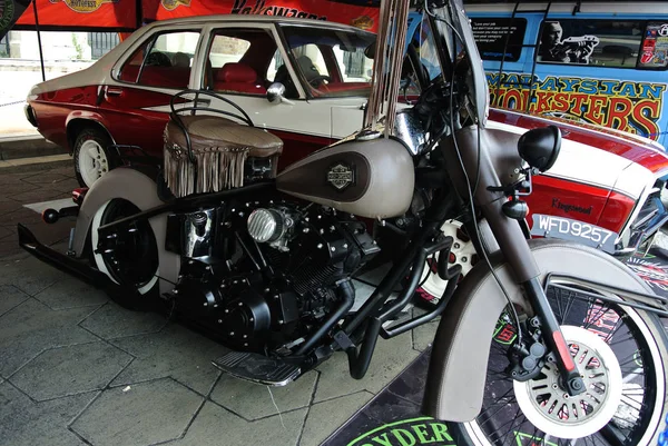 Kuala Lumpur Malaysia February 2018 Beautiful American Made Harley Davidson — Stock Photo, Image