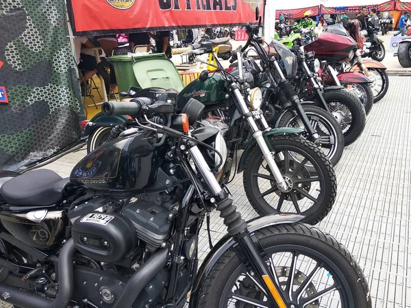 Kuala Lumpur Malasia Febrero 2018 Beautiful American Made Harley Davidson — Foto de Stock