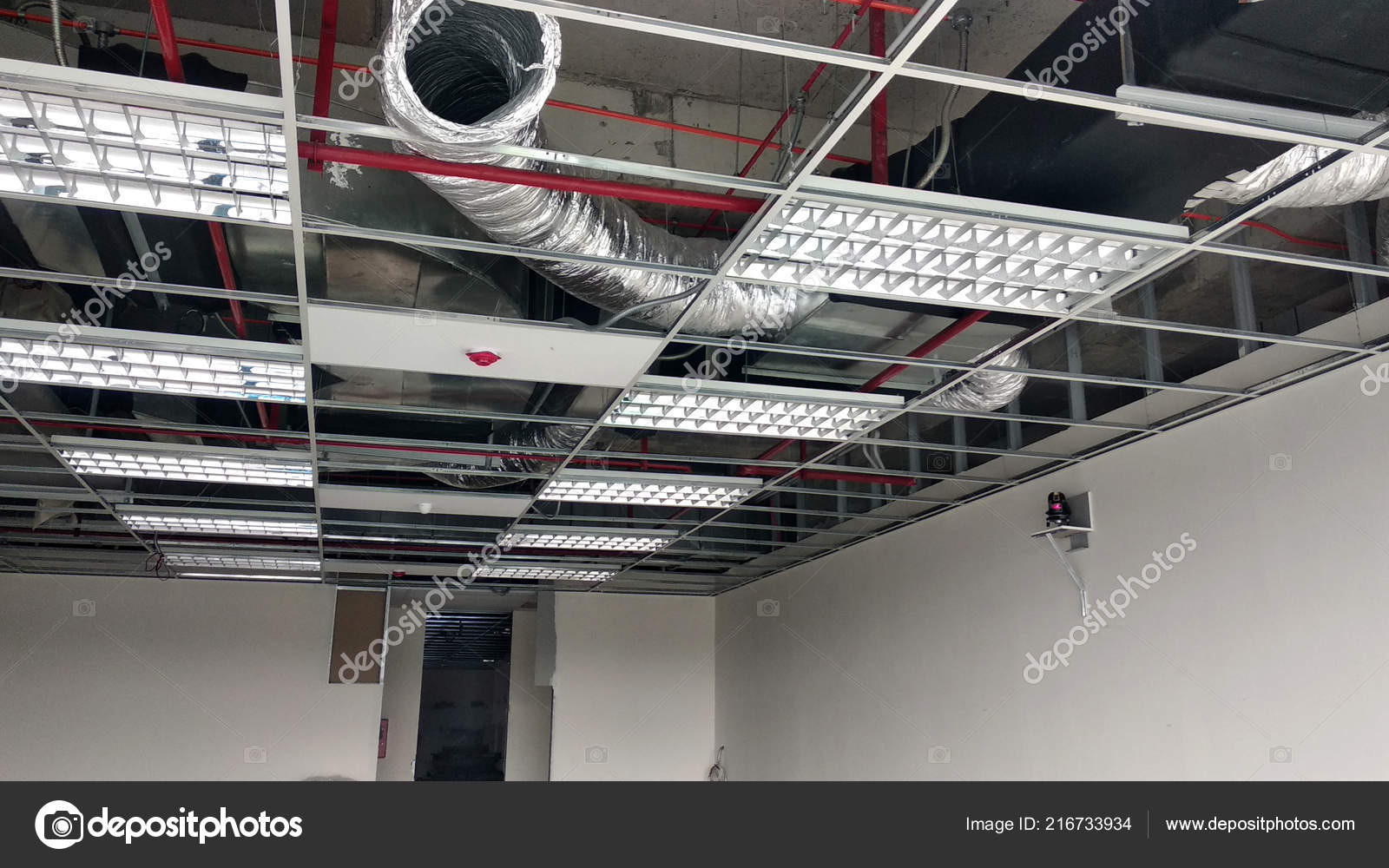 Kuala Lumpur Malaysia September 2018 Suspended Ceiling Frame Board