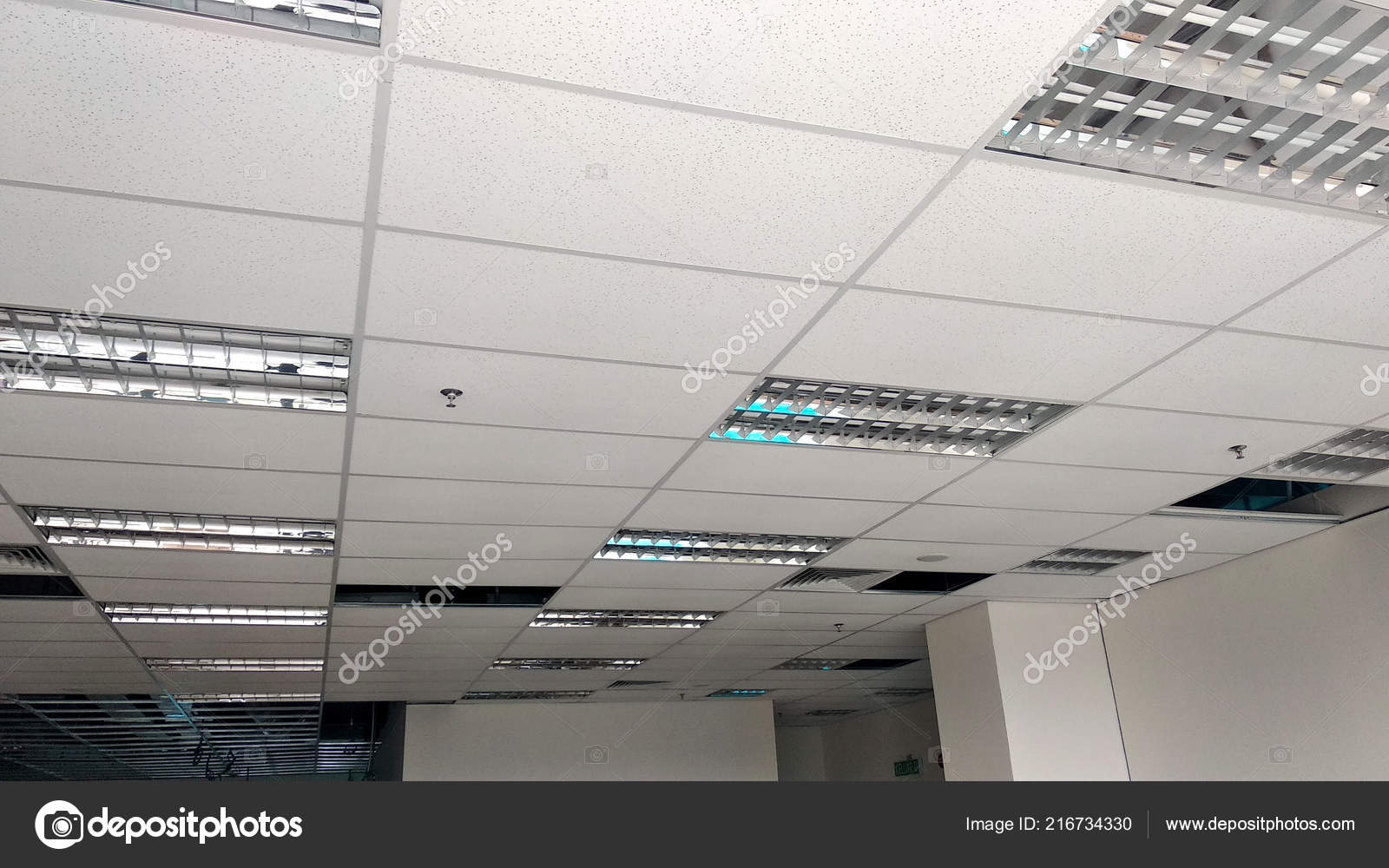 Kuala Lumpur Malaysia September 2018 Suspended Ceiling Frame Board