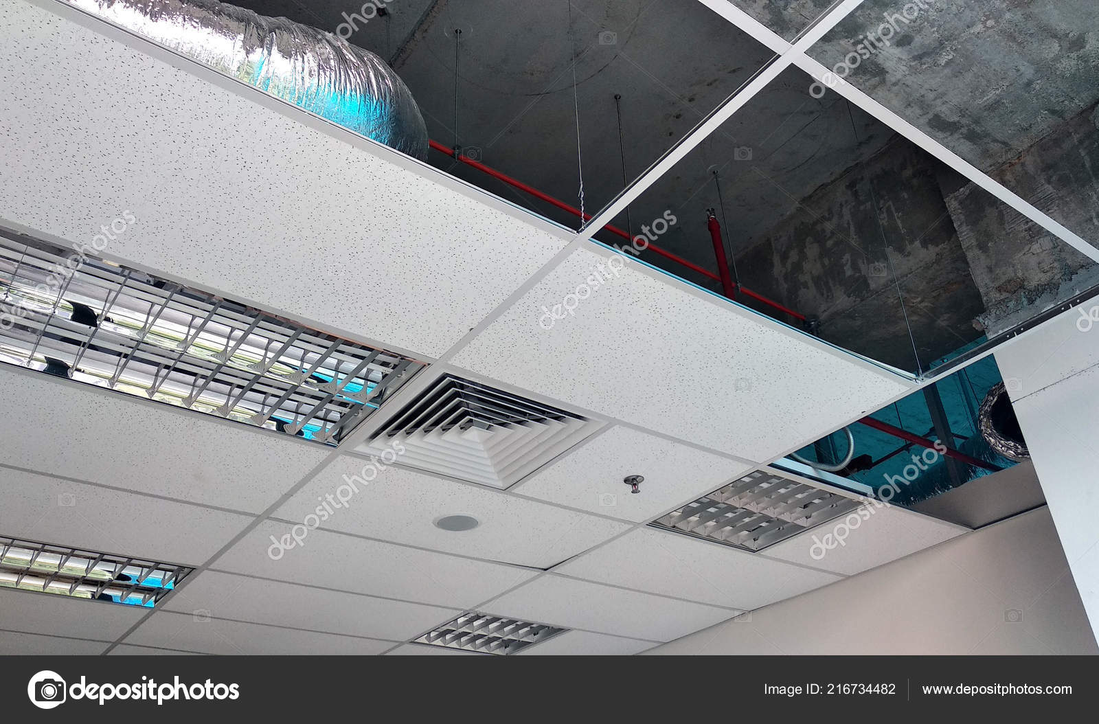Kuala Lumpur Malaysia September 2018 Suspended Ceiling Frame