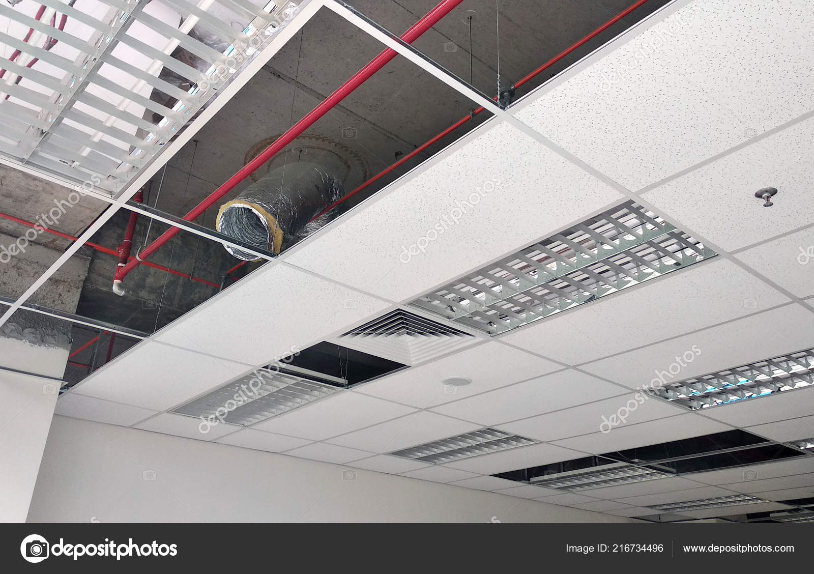 Kuala Lumpur Malaysia September 2018 Suspended Ceiling Frame