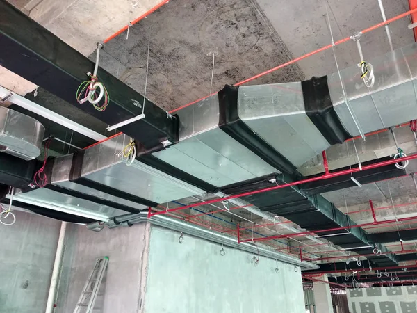 Kuala Lumpur Malaisie Septembre 2017 Climatisation Conduit Ventilation Installés Par — Photo