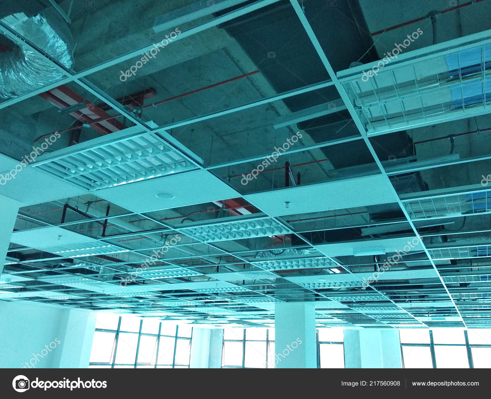 Kuala Lumpur Malaysia September 2018 Suspended Ceiling Frame