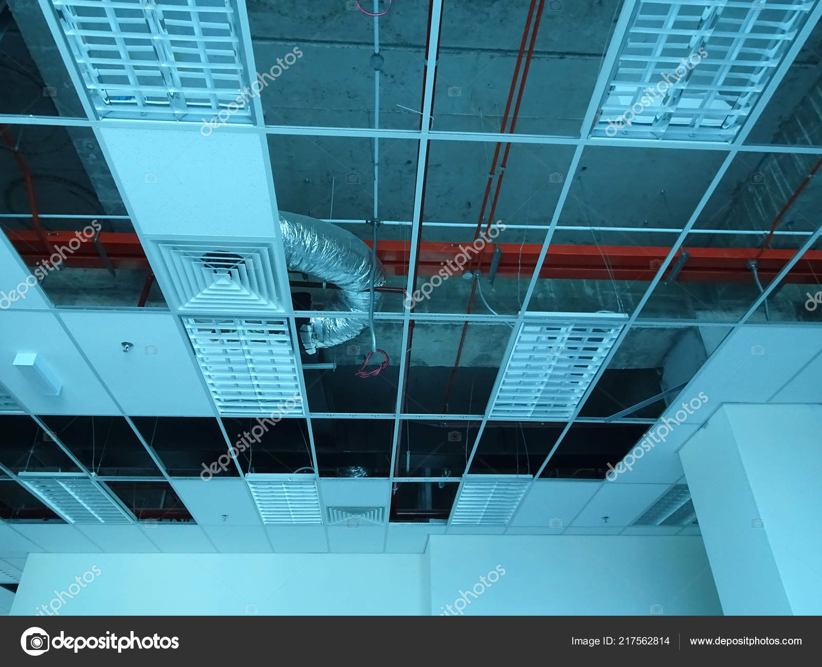 Kuala Lumpur Malaysia September 2018 Suspended Ceiling Frame