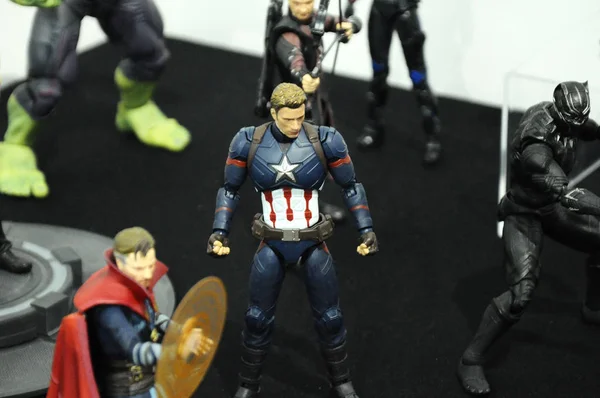 Kuala Lumpur Malaysia Oktober 2018 Actionfigur Captain America Aus Marvel — Stockfoto