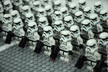 Seremban, Malezya-9 Ekim 2016: ilk sipariş fırtına askerler ordusu eylem rakam Starwars VII 