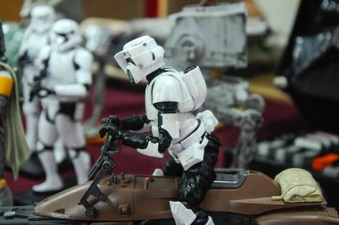Seremban, Malezya-9 Ekim 2016: ilk sipariş fırtına askerler ordusu eylem rakam Starwars VII 