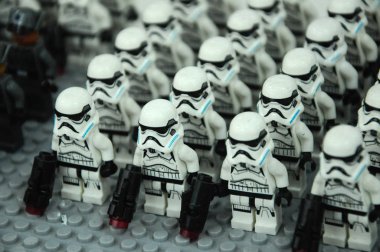 Seremban, Malezya-9 Ekim 2016: ilk sipariş fırtına askerler ordusu eylem rakam Starwars VII 