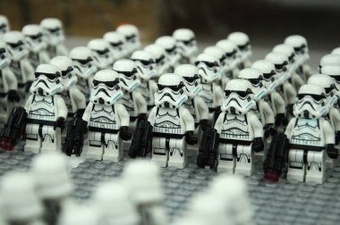 Seremban, Malezya-9 Ekim 2016: ilk sipariş fırtına askerler ordusu eylem rakam Starwars VII 