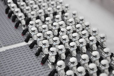 Seremban, Malezya-9 Ekim 2016: ilk sipariş fırtına askerler ordusu eylem rakam Starwars VII 
