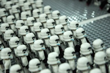 Seremban, Malezya-9 Ekim 2016: ilk sipariş fırtına askerler ordusu eylem rakam Starwars VII 