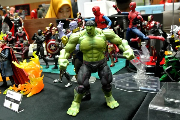 Kuala Lumpur Malezya Ekim 2018 Seçili Hulk Karakter Aksiyon Figürlerini — Stok fotoğraf
