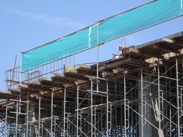 Johor Malasia Julio 2016 Trabajos Madera Contrachapada Madera Contrachapada Construidos —  Fotos de Stock