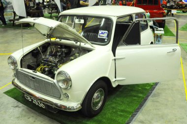 Kuala Lumpur, Malezya-29 Mayıs 2017: özel ve modifiye araba motoru. Onun performansı artırmak için sahibi tarafından ayarlanan. 