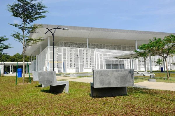 Selangor Malaysia May 2016 Concrete Bench Public Park Malaysia — Stock Photo, Image