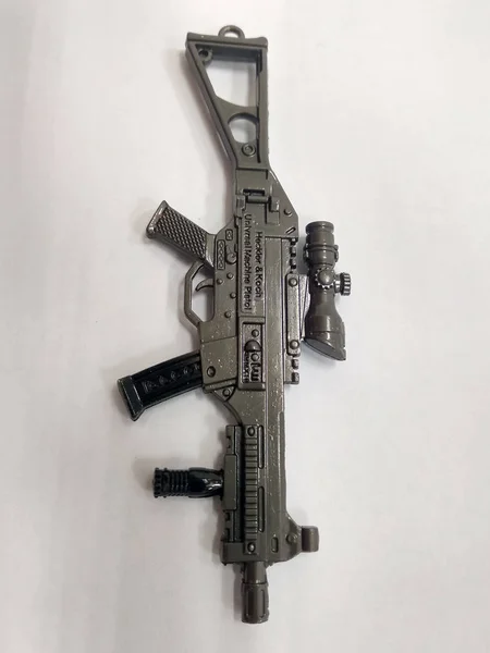 Kuala Lumpur Malaisie Juin 2018 Modèle Miniature Pistolet Automatique Militaire — Photo