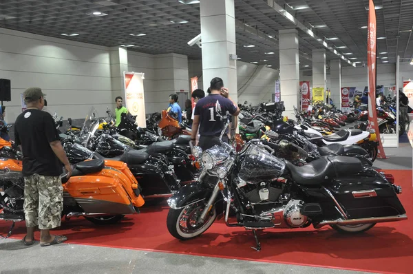 Kuala Lumpur Maleisië Juni 2017 Grote Fiets Motorfiets Display Enorme — Stockfoto