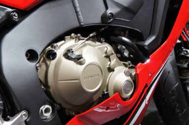 Kuala Lumpur, Malezya-26 Kasım 2018: Honda motosiklet motosiklet vücut, marka ve logolar amblem. Honda ünlü motosiklet üretmektedir dünyada Japonya den biridir.   