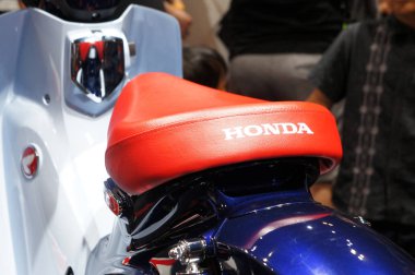 Kuala Lumpur, Malezya-26 Kasım 2018: Honda motosiklet motosiklet vücut, marka ve logolar amblem. Honda ünlü motosiklet üretmektedir dünyada Japonya den biridir.   