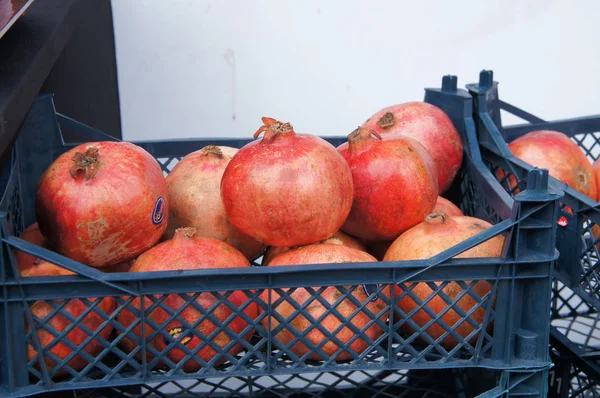 Kuala Lumpur Malaysia November 2018 Pomegranate Fruits Displayed Sale Market — Stock Photo, Image