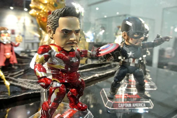 Kuala Lumpur Malaysia Oktober 2018 Ausgewählte Fokussierte Iron Man Actionfiguren — Stockfoto