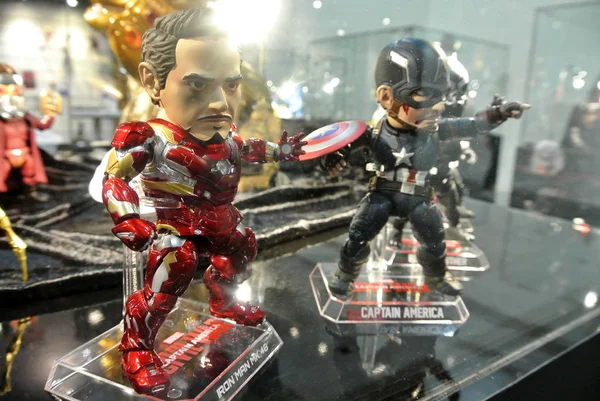 Kuala Lumpur Malaysia Oktober 2018 Ausgewählte Fokussierte Iron Man Actionfiguren — Stockfoto