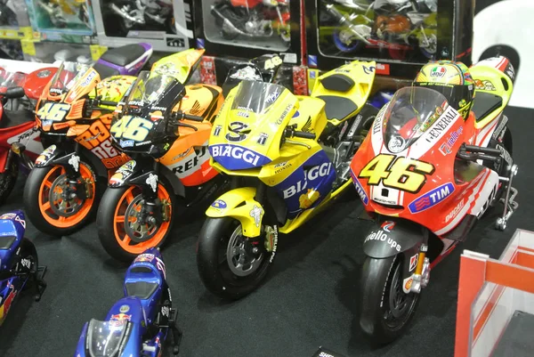 Kuala Lumpur Malasia Noviembre 2018 Escala Miniatura Modelos Motocicletas Exhibidas — Foto de Stock
