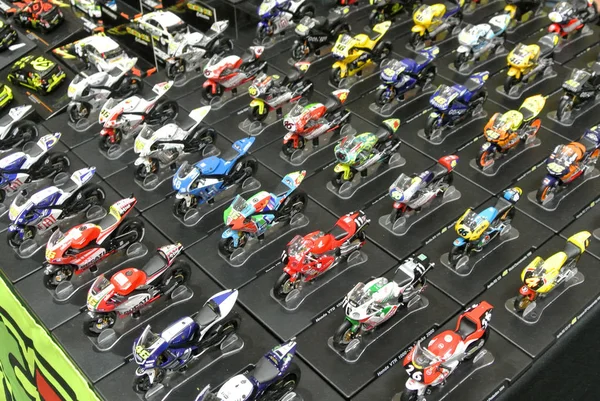 Kuala Lumpur Malaysia November 2018 Miniature Scale Motorcycle Models Displayed — Stock Photo, Image