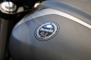 Kuala Lumpur, Malezya-26 Kasım 2018: Benelli motosiklet marka ve logolar, motosiklet vücut. Benelli motosiklet aslında İtalya yapılmış ama şimdi Çin tarafından üretilen