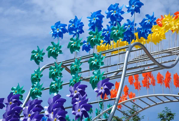 Putrajaya Malaysia May 2016 Group Toys Flower Windmill Made Colorful — Stock Photo, Image