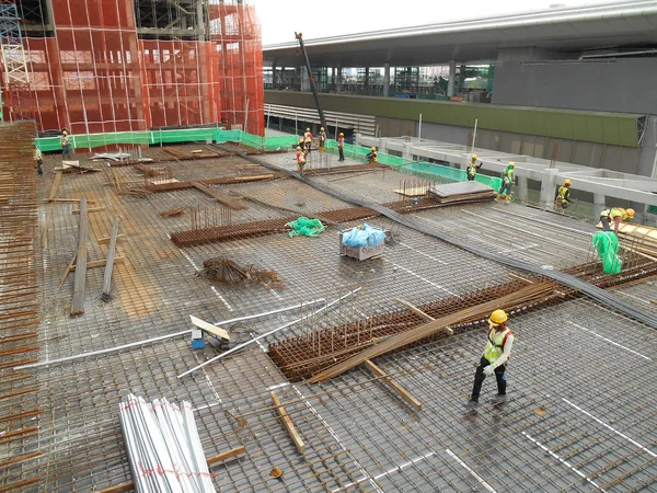 Malacca Malaysia June 2016 Construção Andamento Malaca Malásia Durante Dia — Fotografia de Stock