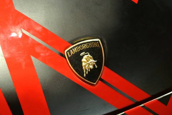 Kuala Lumpur Malasia Noviembre 2018 Lamborghini Emblema Marca Automóviles Comerciales — Foto de Stock